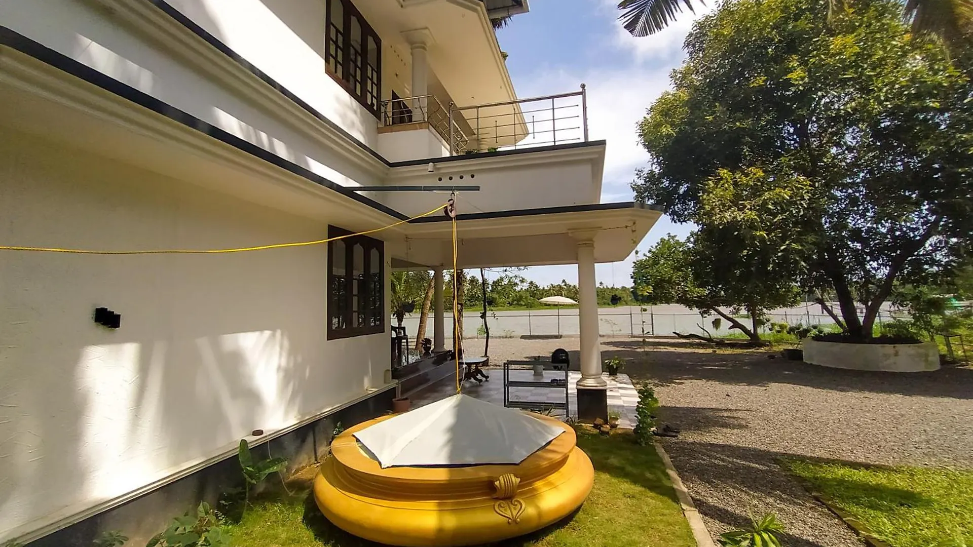 Ubytování v soukromí The Riverview Residency-Waterfront Pool Villa,Chirayam, Ernakulam Kochi